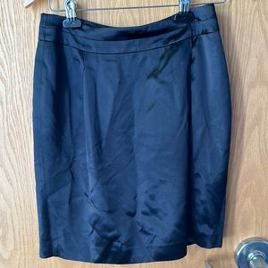 Black Satin skirt